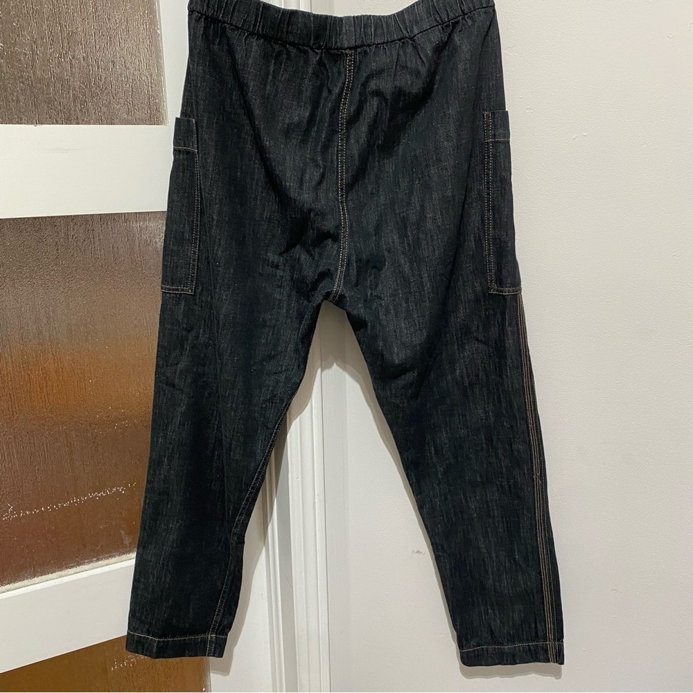 BRUNELLO CUCINELLI
Dark Denim Monili Striped Carpenter Pant - Picture 8 of 9